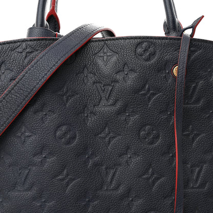 Louis Vuitton Empreinte Montaigne MM Marine Rouge 8 of 13