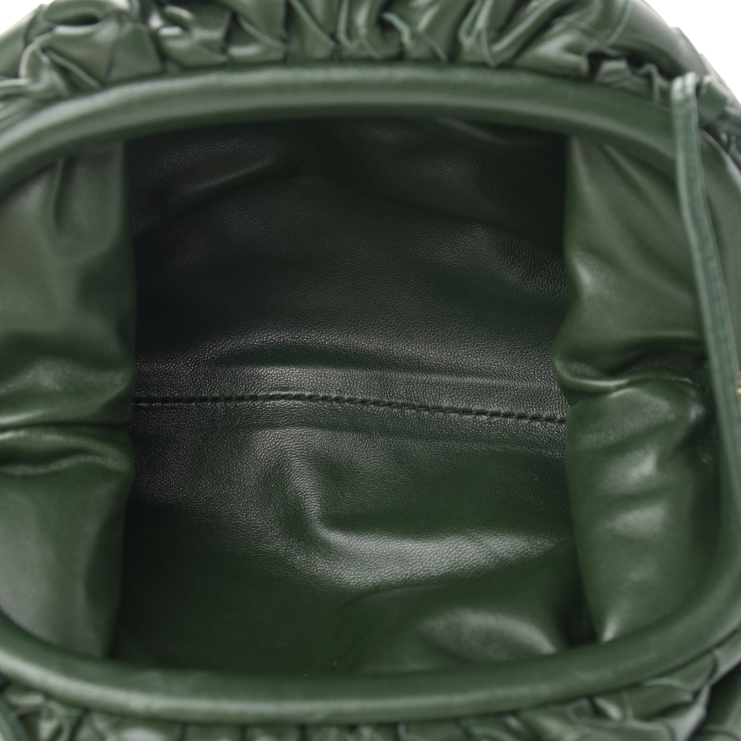 Bottega Veneta Nappa Intrecciato The Mini Pouch Bottle Green 5 of 11