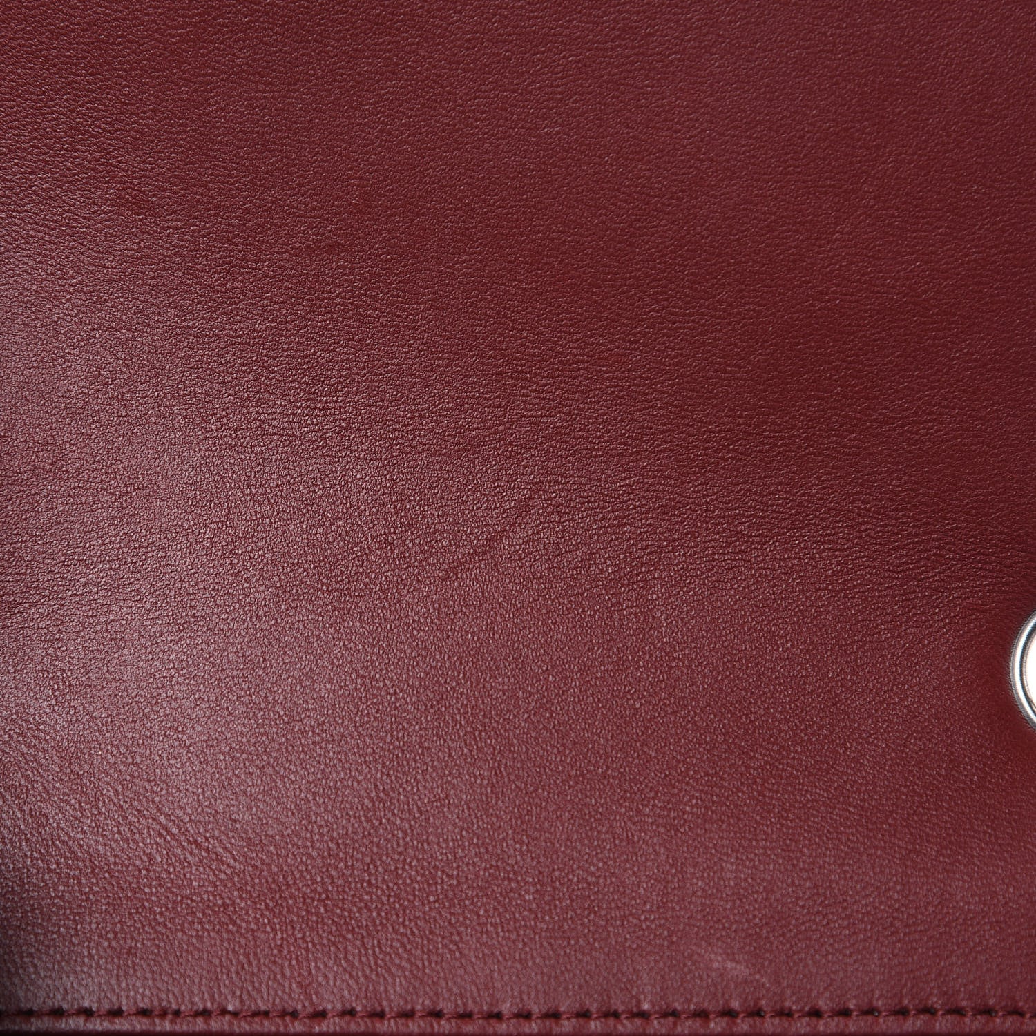 Chanel Lambskin Quilted Mini Square Flap Burgundy 10 of 11