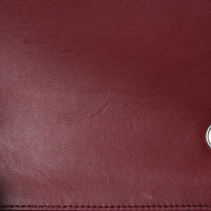 Chanel Lambskin Quilted Mini Square Flap Burgundy 10 of 11