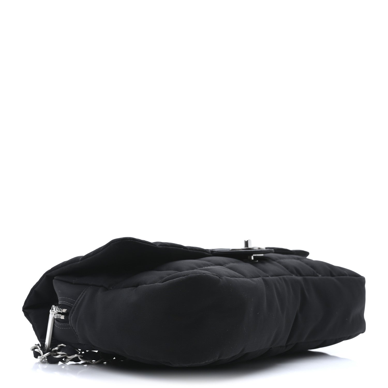 Chanel Nylon Square Quilted Flap Black 4 of 10