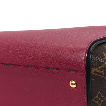 Louis Vuitton Calfskin Monogram Kimono Tote Grape 12 of 13