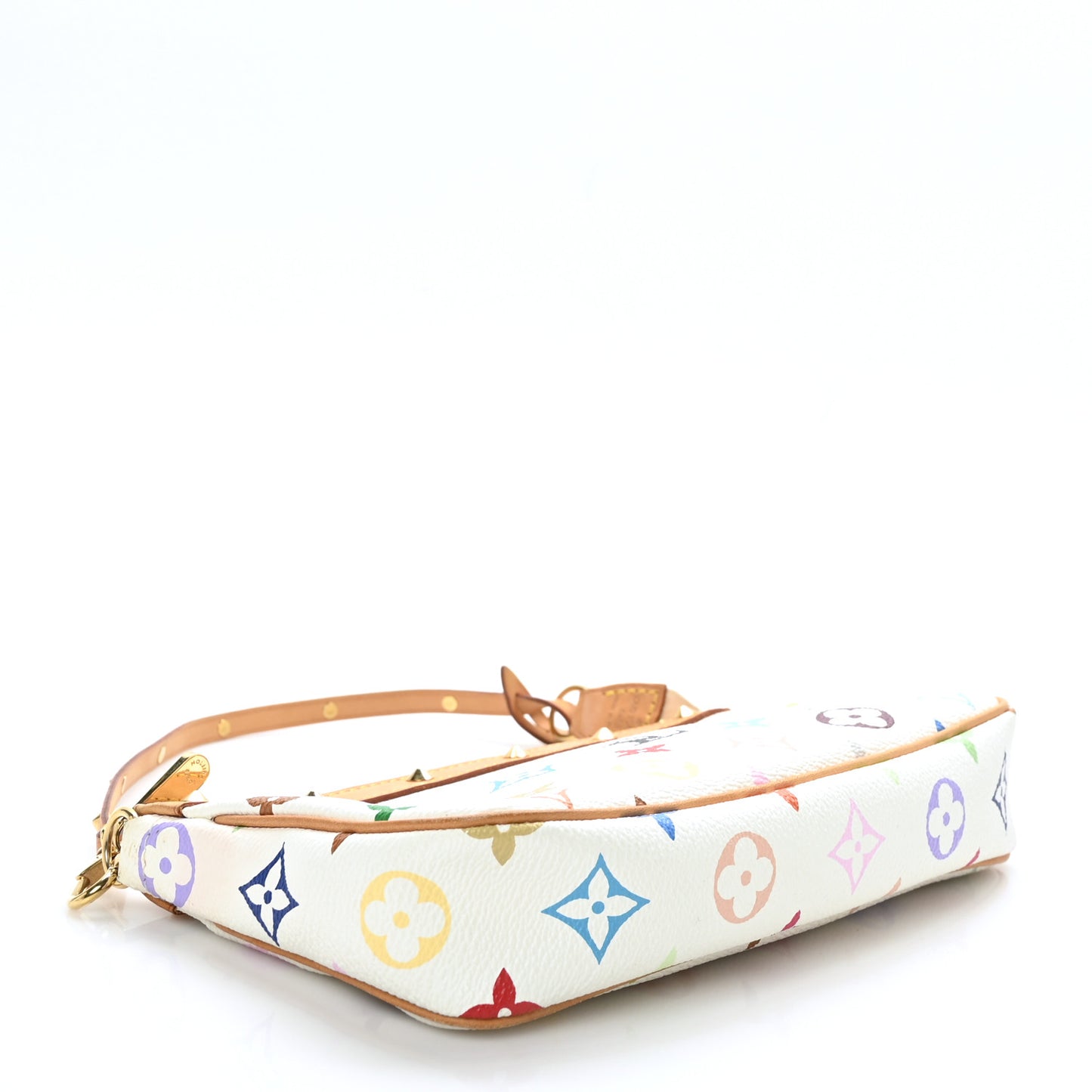 Monogram Multicolor Pochette Accessories White