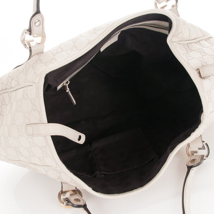 Gucci Guccissima Medium Twins Shoulder Bag Off White 5 of 7