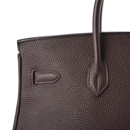Hermes Togo Birkin 35 Chocolate 11 of 55