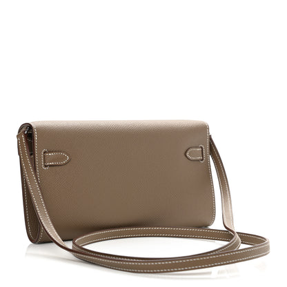 Hermes Epsom Kelly Wallet To Go Etoupe 2 of 8