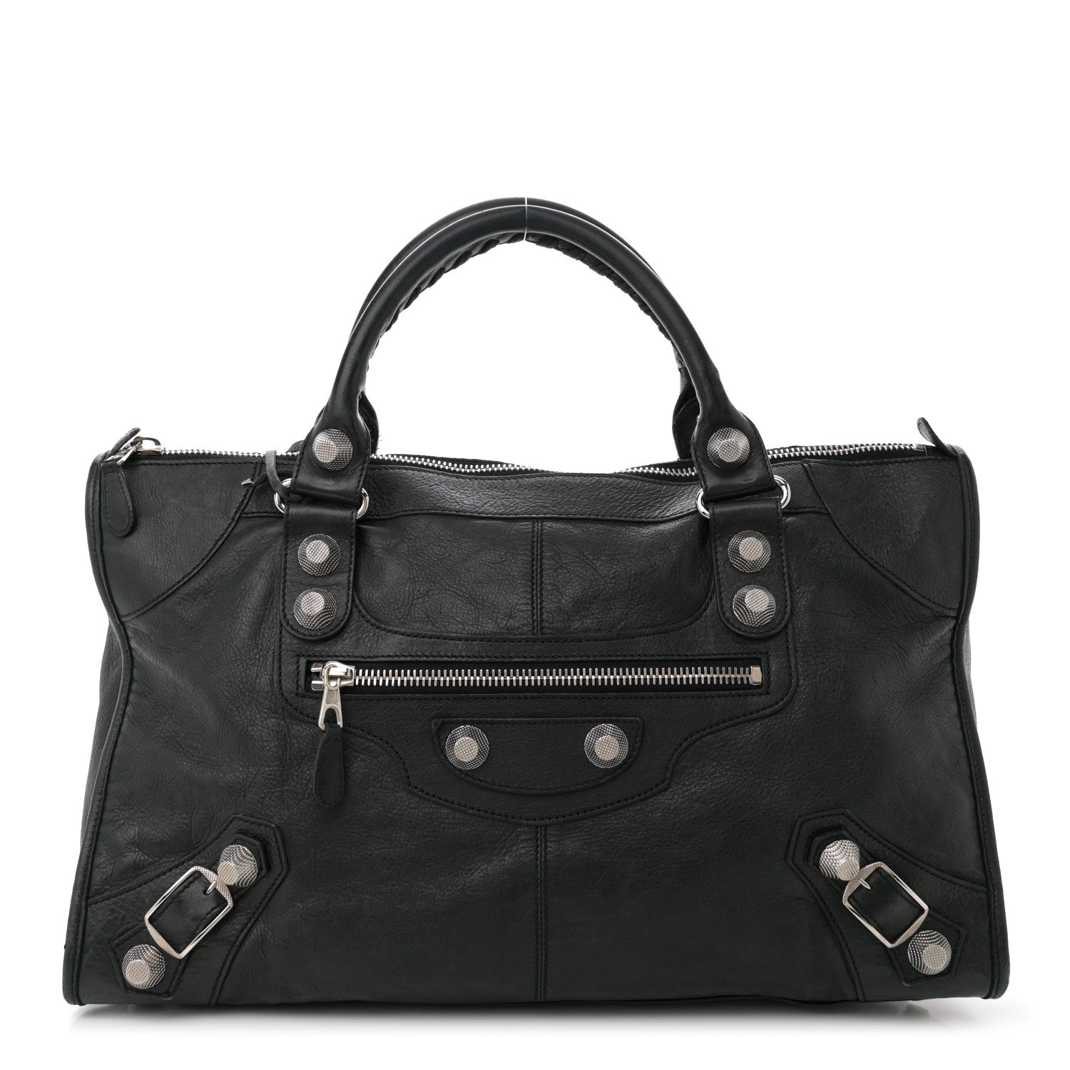 Balenciaga Agneau Giant 21 Silver Hardware Work Black 1 of 13