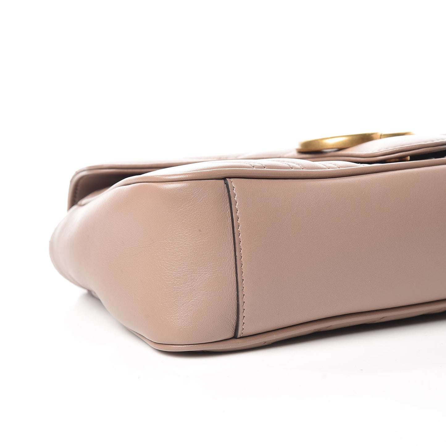 Calfskin Matelasse Small GG Marmont Shoulder Bag Porcelain Rose