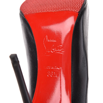 Christian Louboutin Shiny Nappa Pigalle Follies 100 Pumps 36.5 Black 8 of 17
