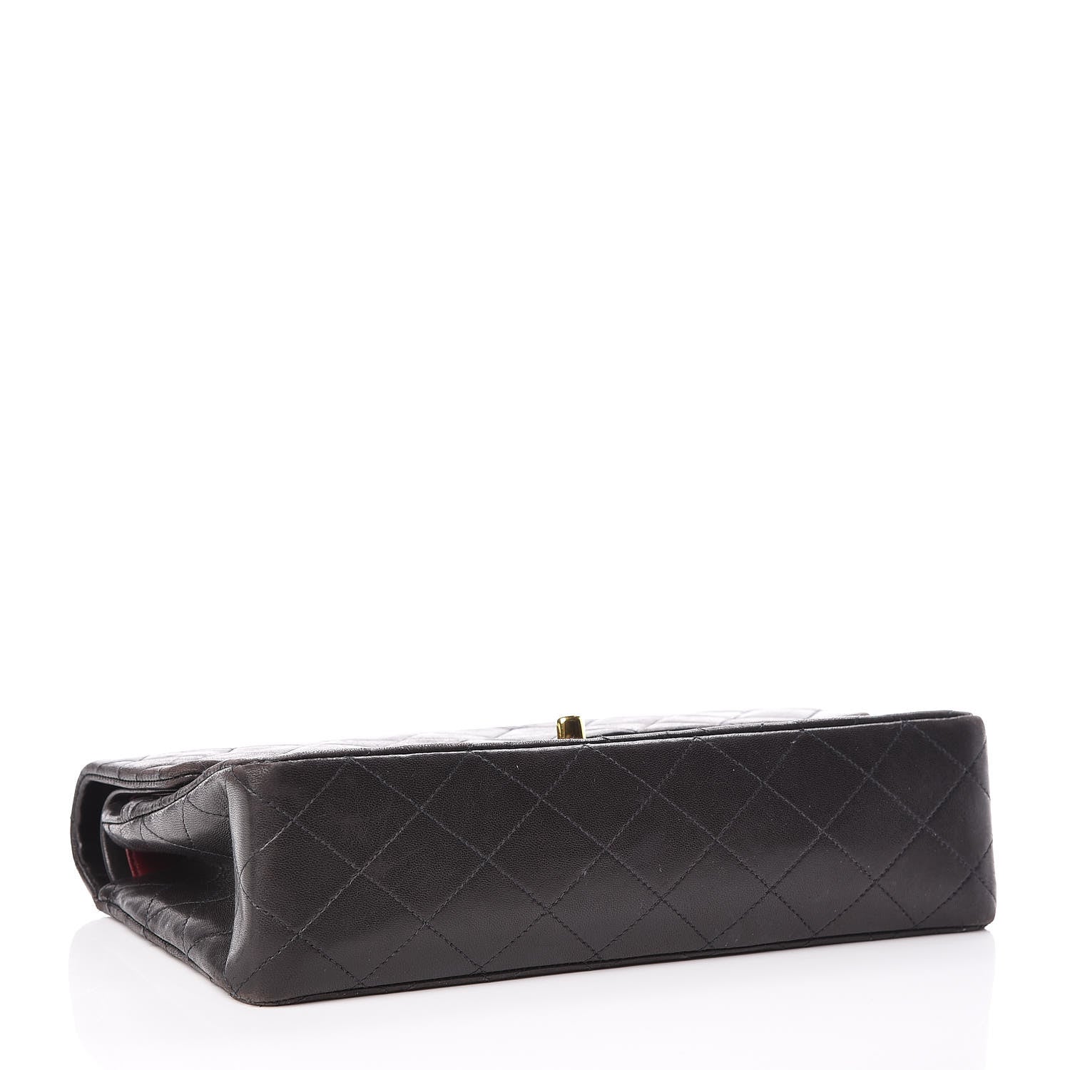 Chanel Lambskin Quilted Medium Double Flap Black 5 of 15