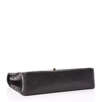 Chanel Lambskin Quilted Medium Double Flap Black 5 of 15