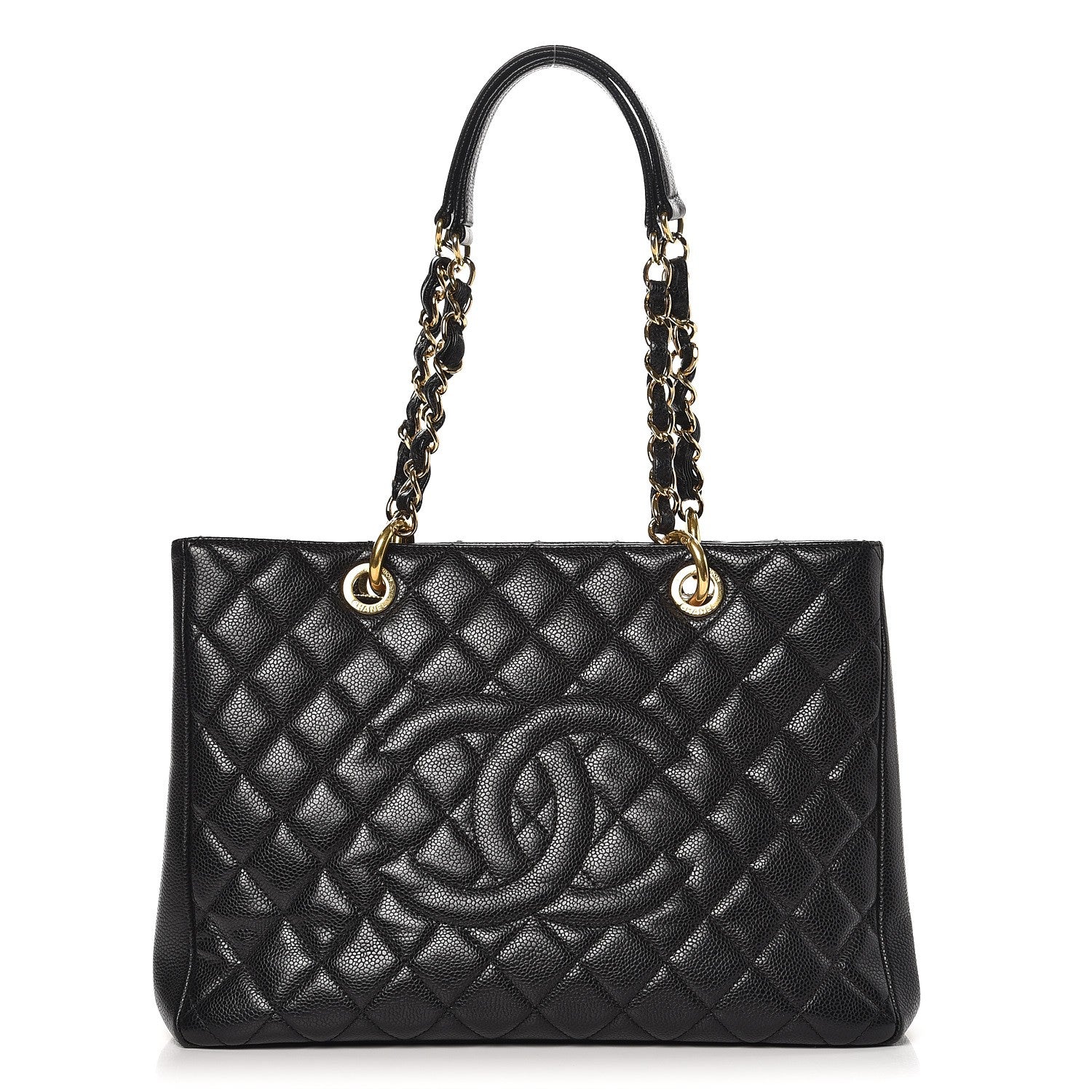Chanel Caviar Quilted Grand Shopping Tote GST Black 1 of 13