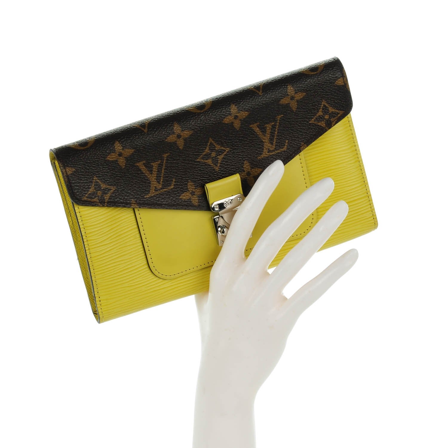 Louis Vuitton Epi Monogram Marie Rose Wallet Pistache 2 of 7
