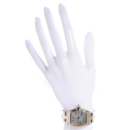 Cartier Stainless Steel 18K Yellow Gold 31mm Roadster Quartz Watch 2 of 5