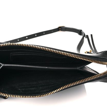 Balenciaga Grained Calfskin Neo Classic Gold Hardware Multipouch Black 5 of 10