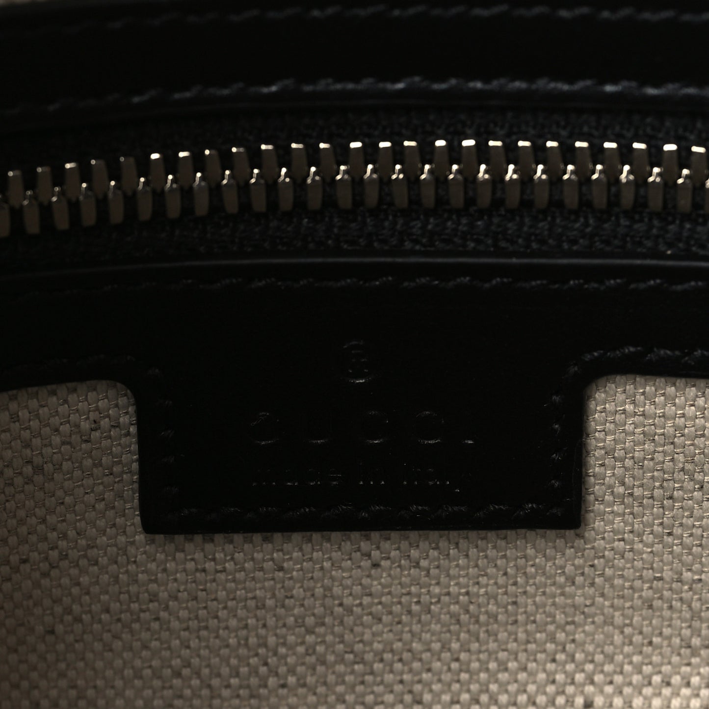Calfskin GG Tennis Embossed Medium Wristlet Messenger Bag Black