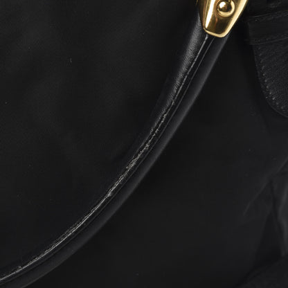 Prada Tessuto Nylon Soft Calf Tote Black 14 of 16
