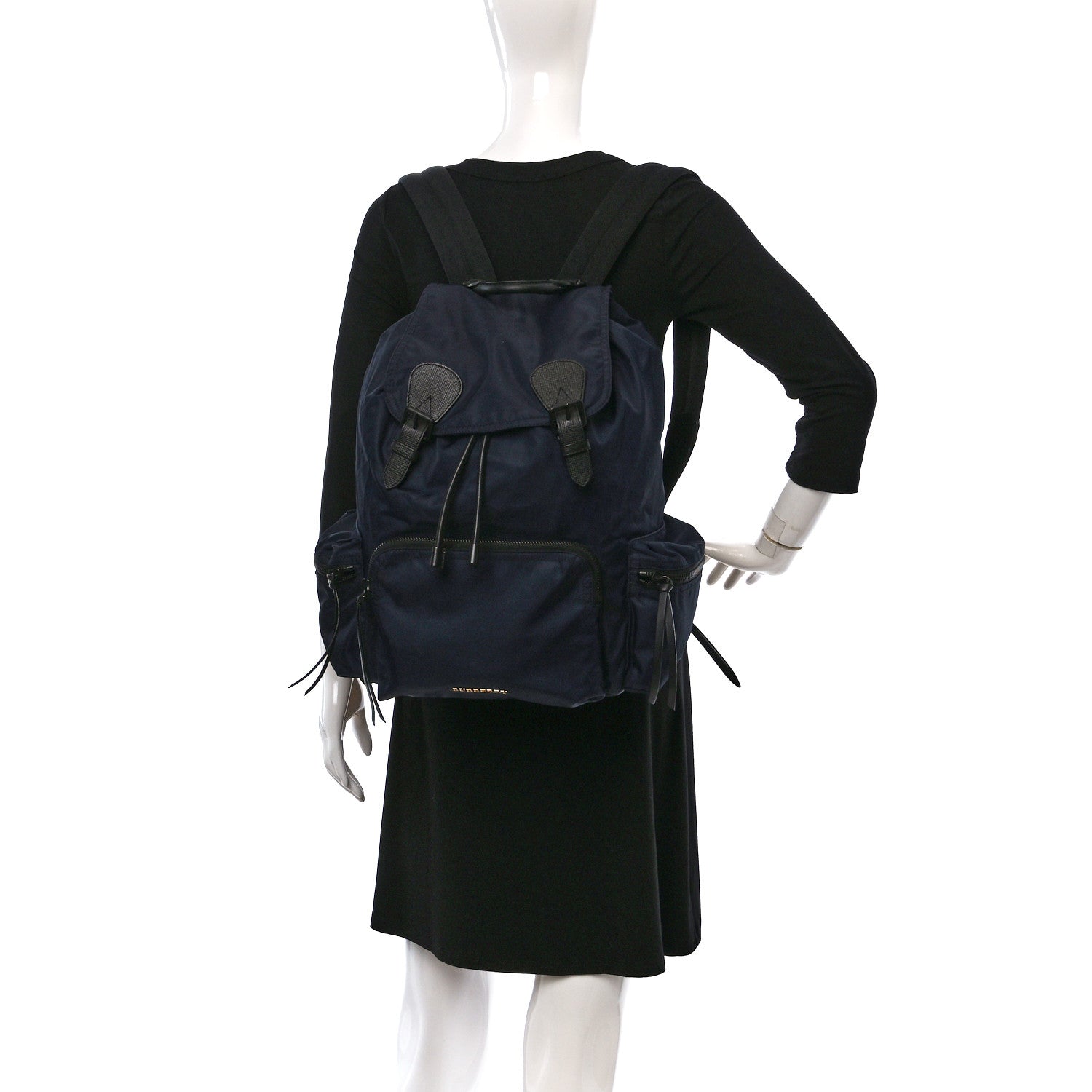 Burberry Nylon Medium Rucksack Backpack Ink Blue 2 of 12