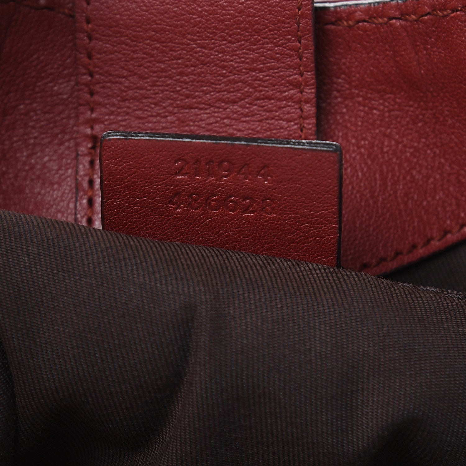 Gucci Monogram Medium Sukey Tote Dark Red 7 of 20