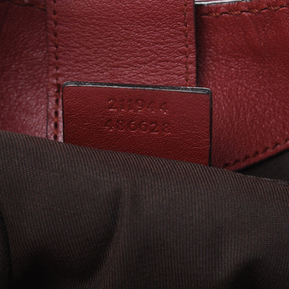 Gucci Monogram Medium Sukey Tote Dark Red 7 of 20