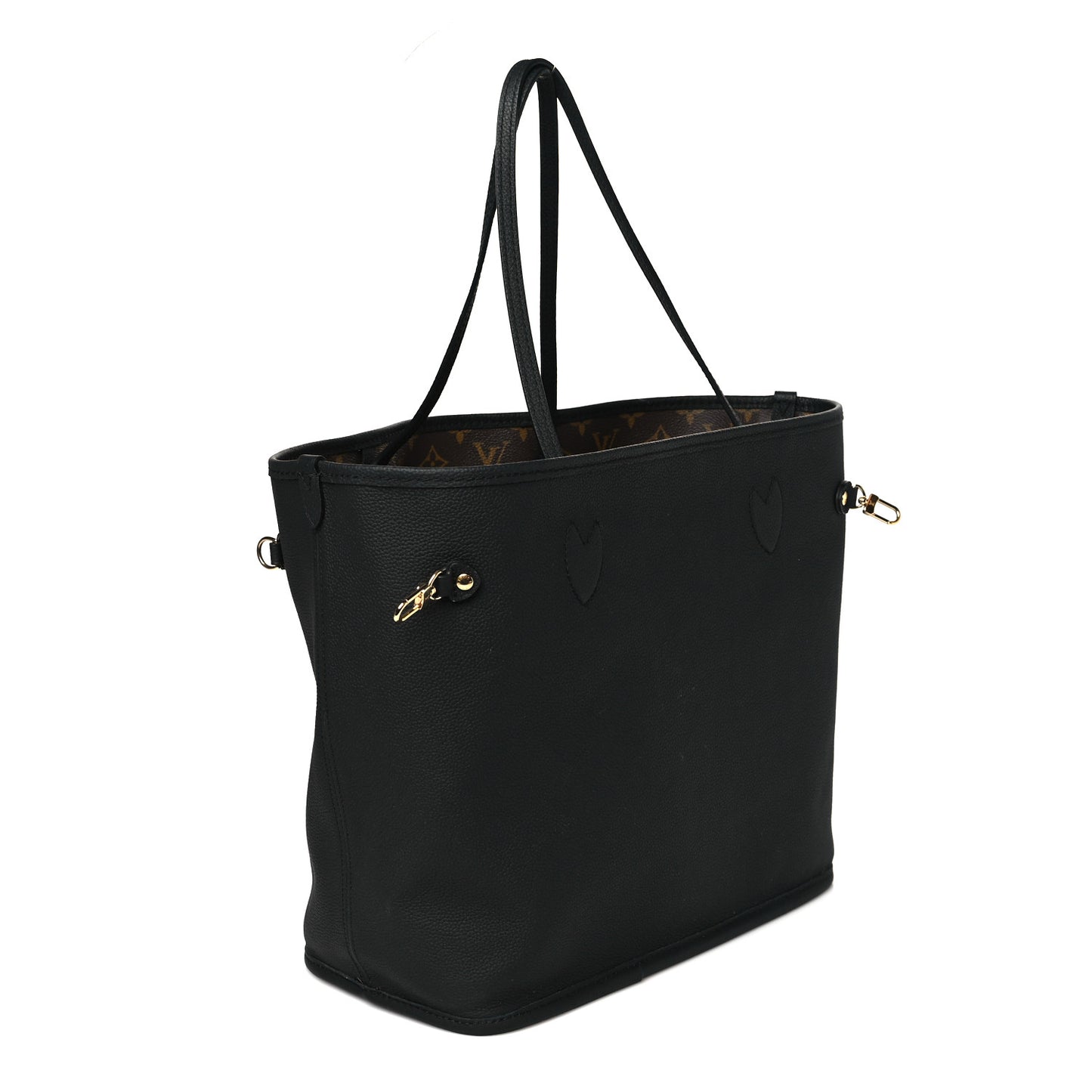 Monogram Calfskin Neo Neverfull Inside Out MM Black
