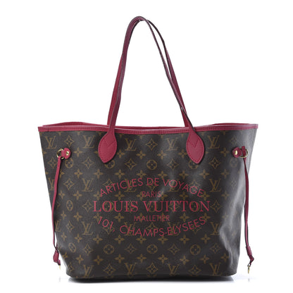 Louis Vuitton Monogram Articles de Voyage Ikat Neverfull MM Rose Indien 1 of 18