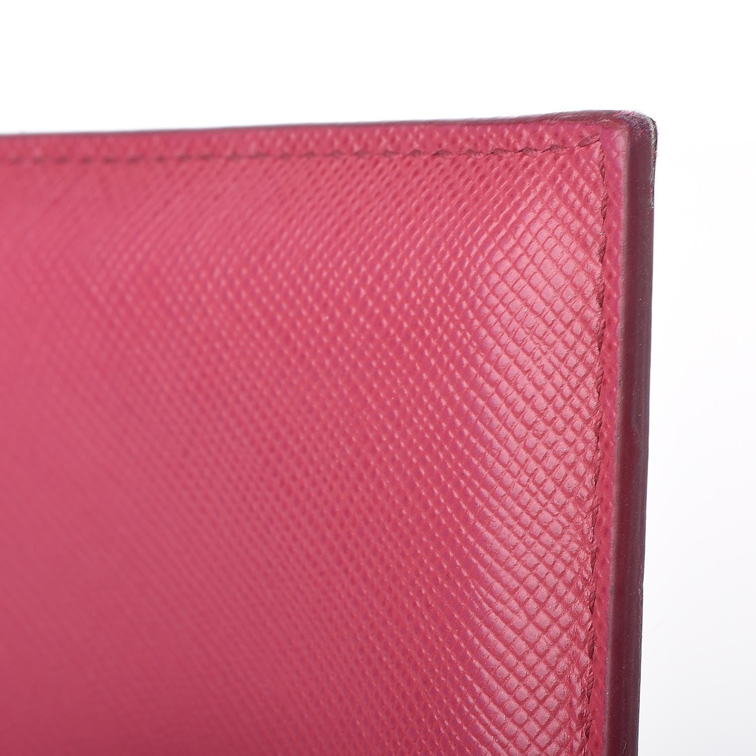 Prada Saffiano Metal Card Case Peonia 15 of 15