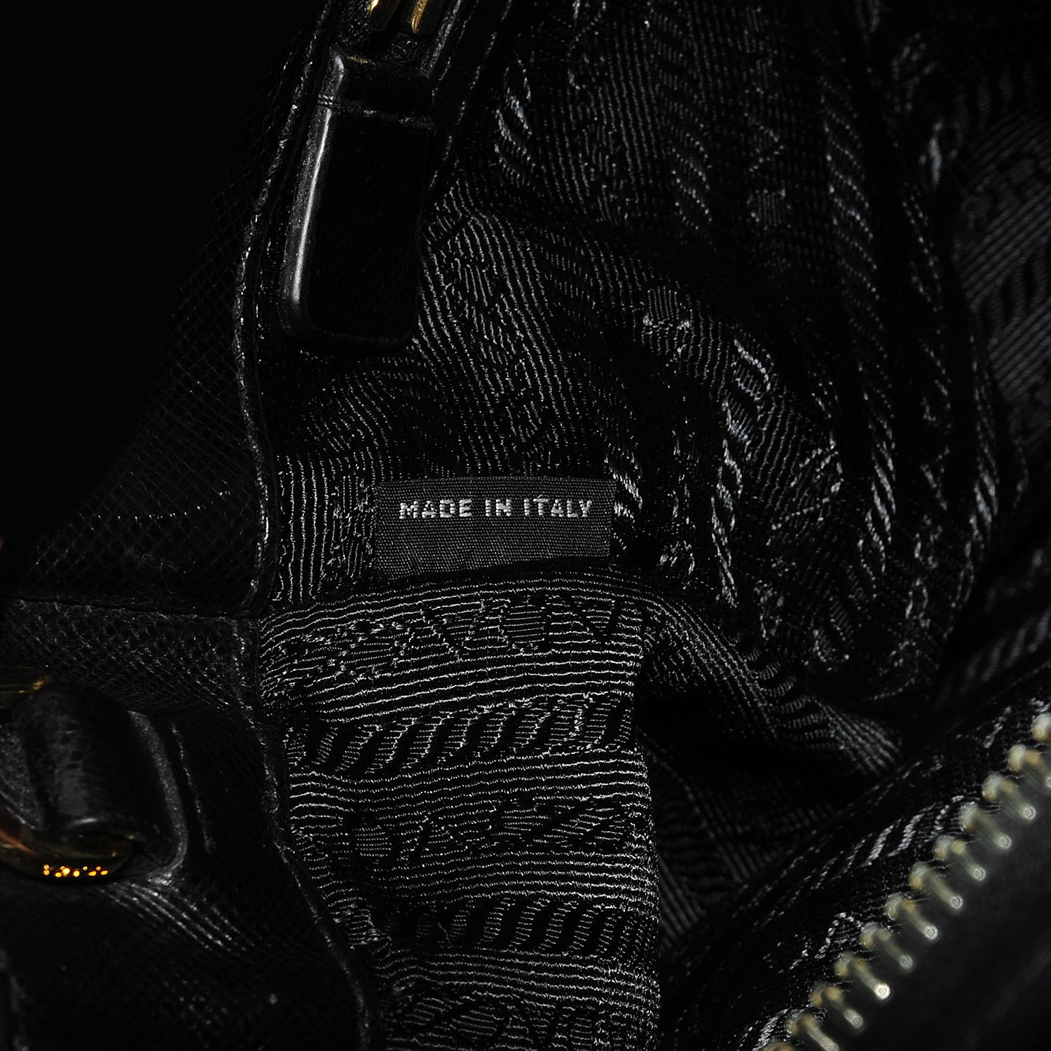 Prada Saffiano Lux Small Double Zip Tote Nero Black 10 of 11