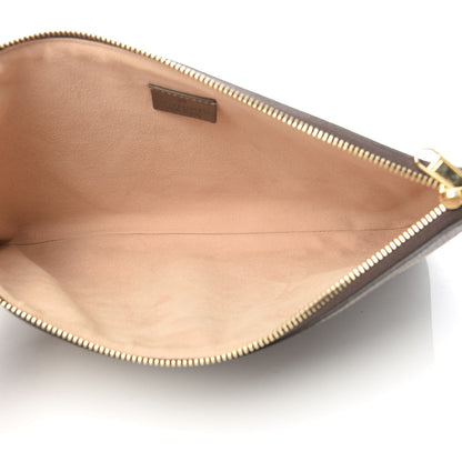 Gucci GG Supreme Monogram Large Ophidia Pouch Clutch Brown 5 of 8