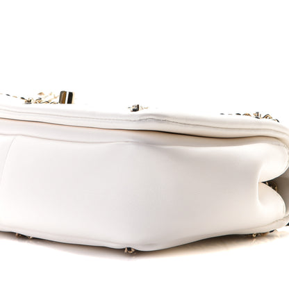 Chanel Lambskin Small Entwined Chain Flap White 9 of 10