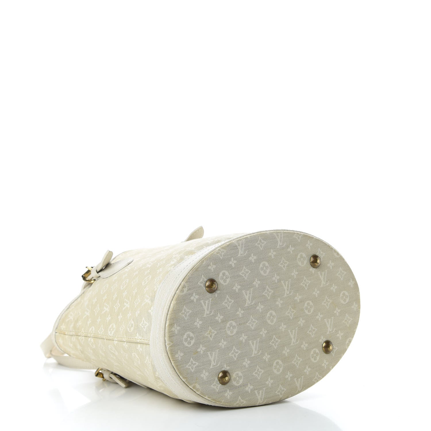 Louis Vuitton Mini Lin Monogram Bucket Bag Dune 4 of 9
