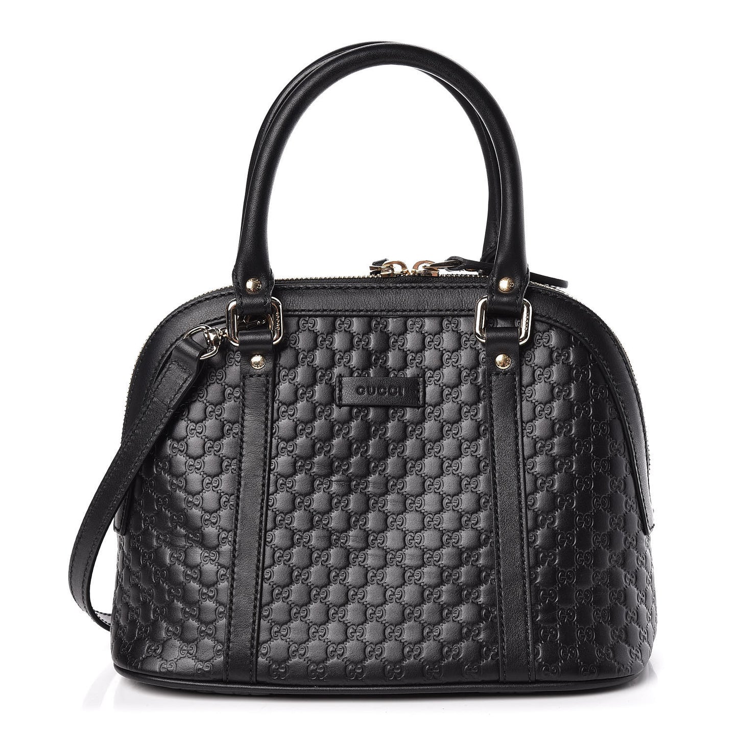Microguccissima Mini Dome Bag Black