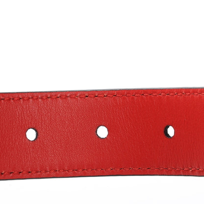 Fendi Zucchino Spalmati FF Multicolor Reversible Belt Red Multicolor 5 of 6