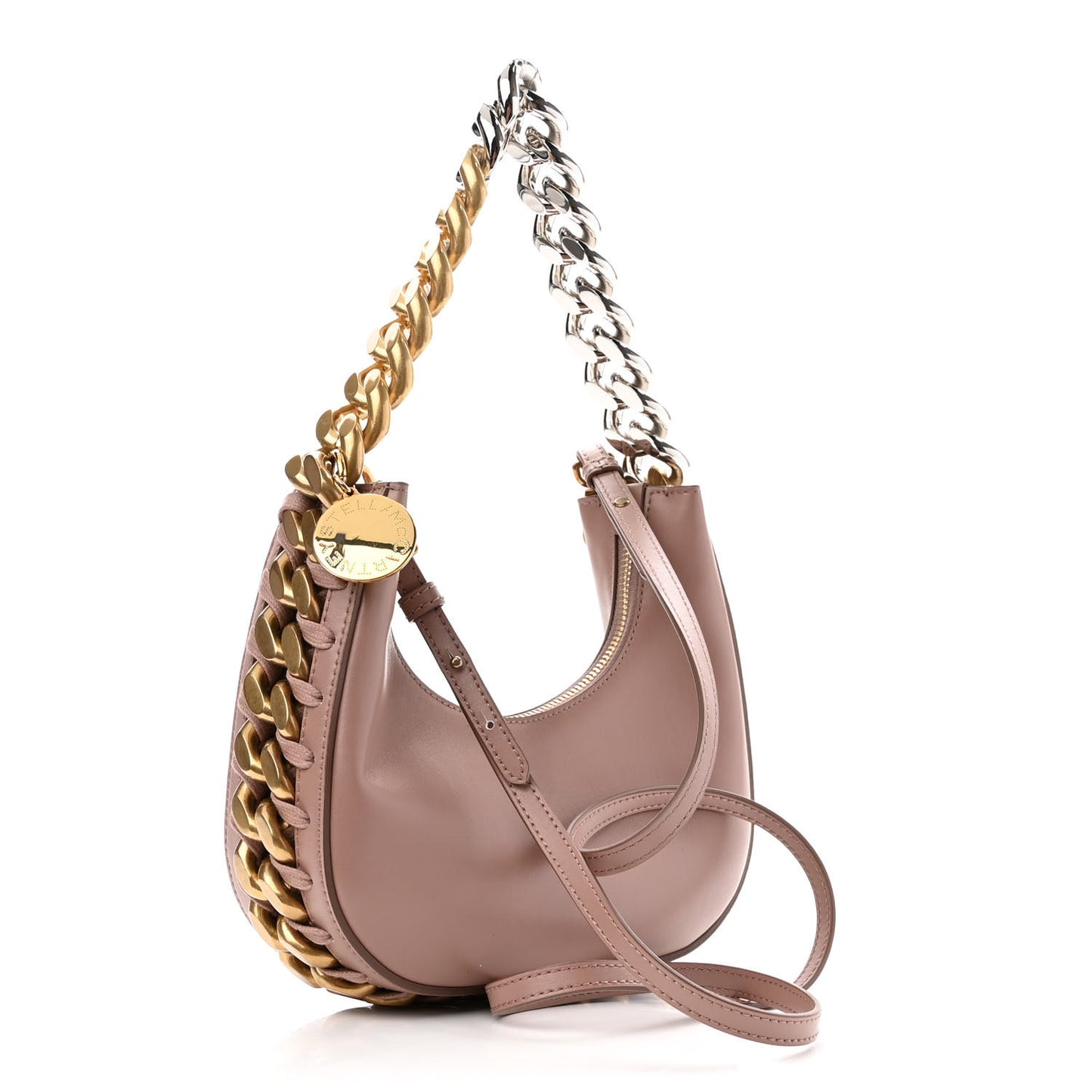 Eco Alter Nappa Mini Frayme Shoulder Bag Dusty Pink