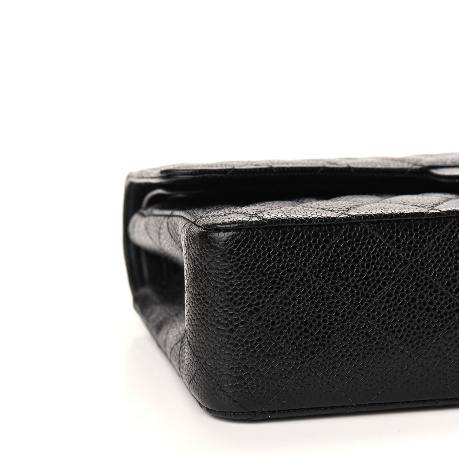 Chanel Caviar Quilted Medium Double Flap Black 9 of 13