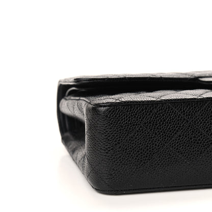 Chanel Caviar Quilted Medium Double Flap Black 9 of 13