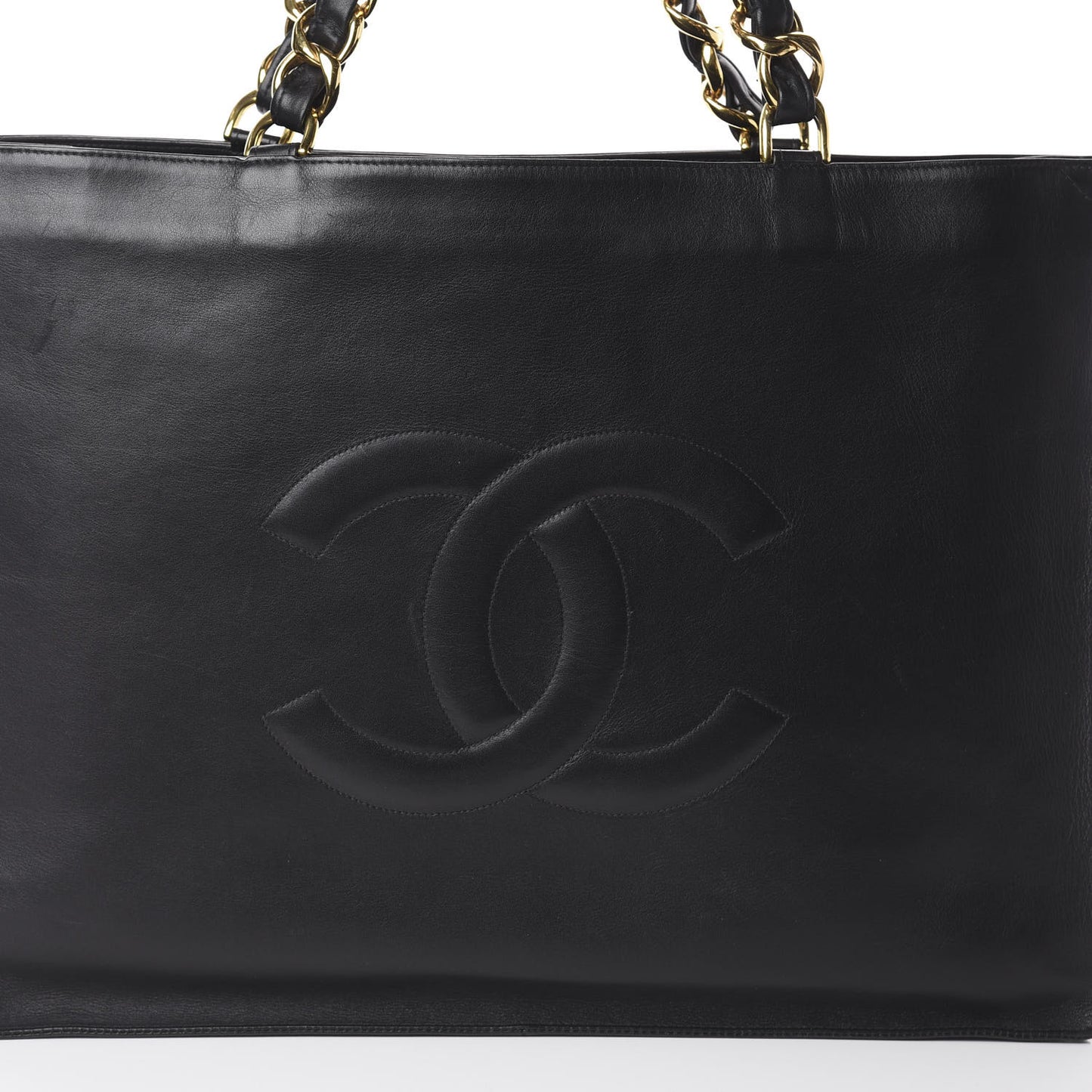 Lambskin CC Tote Black