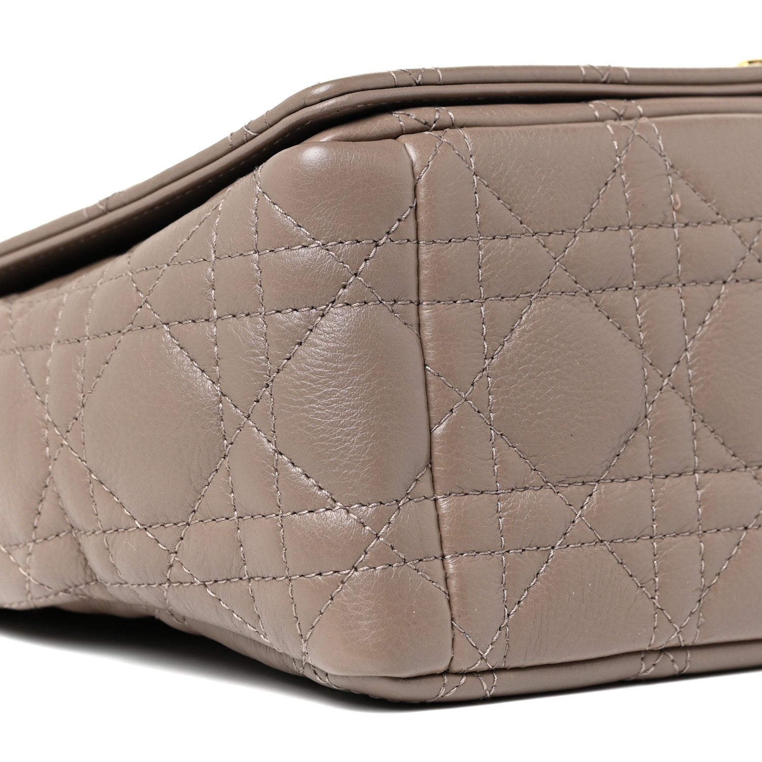 Christian Dior Lambskin Cannage Medium Caro Bag Warm Taupe 8 of 11