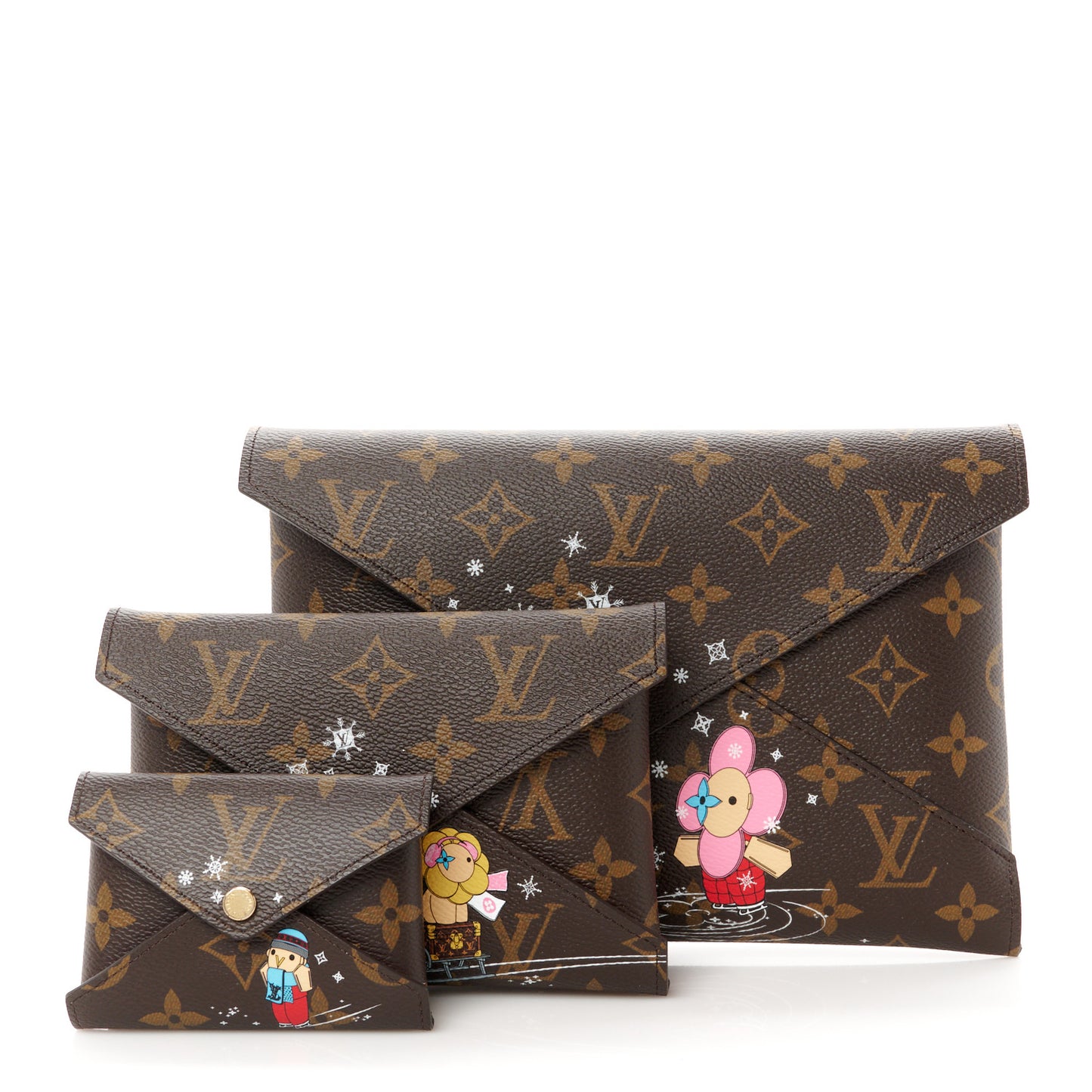 Monogram 2023 Christmas Animation Kirigami Pochette Set