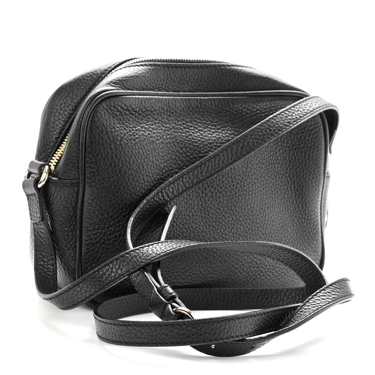 Gucci Pebbled Calfskin Small Soho Disco Bag Black 3 of 13