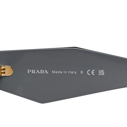 Prada Acetate Symbole Sunglasses SPR 17W Dark Grey 6 of 8