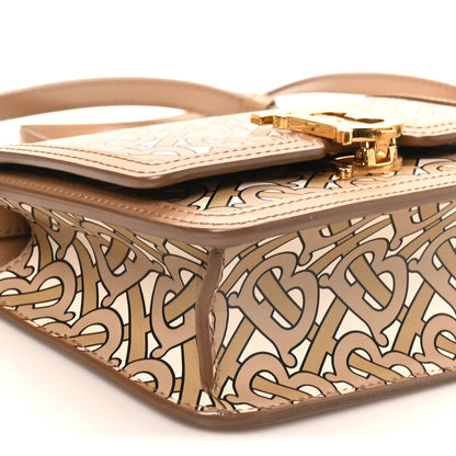 Burberry Calfskin Monogram Mini TB Bag Beige 7 of 8