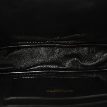 Saint Laurent Calfskin Matelasse Monogram Mini Lou Camera Bag Tabac Brown 5 of 11