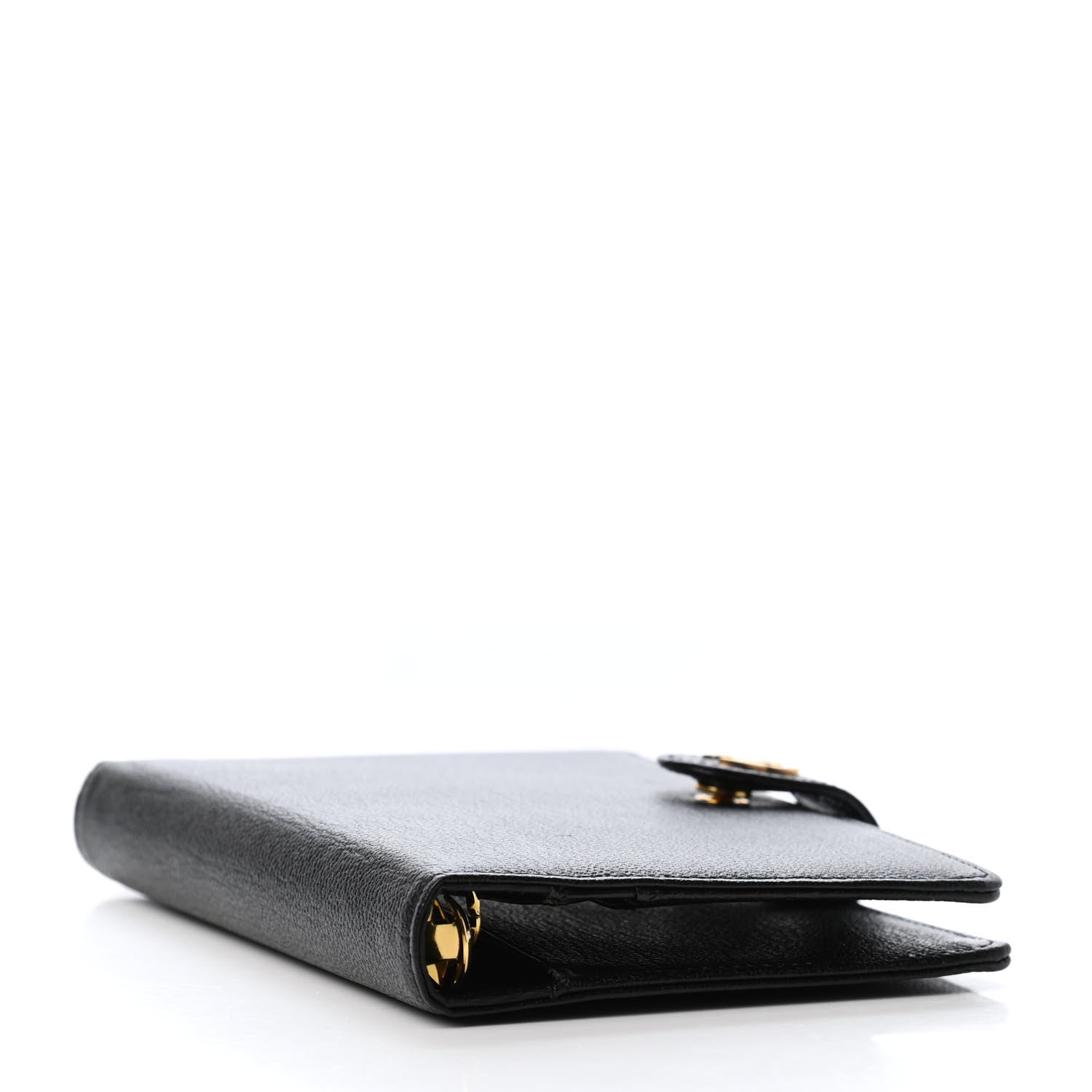 Chanel Goatskin Small Ring Agenda Planner Black 3 of 4