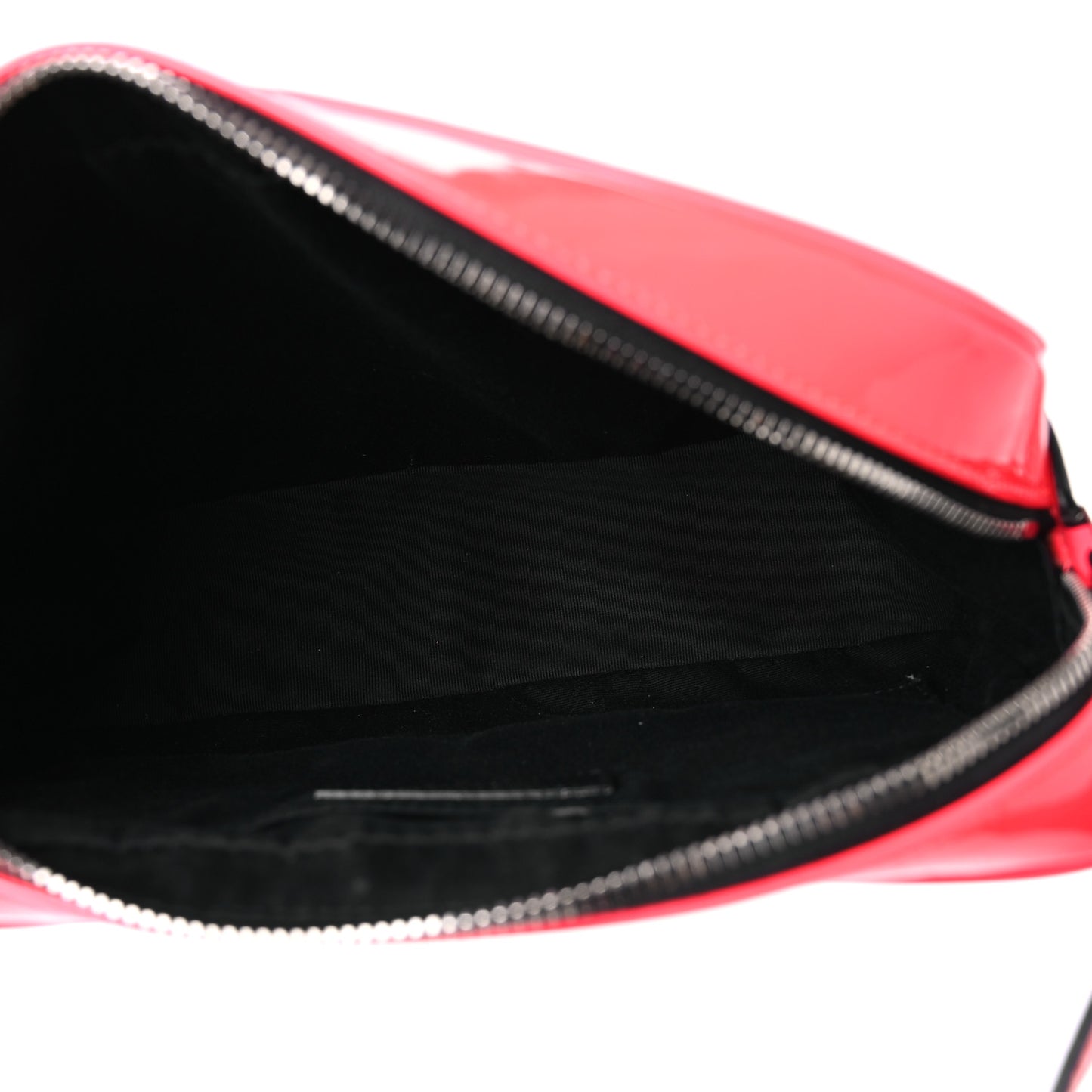 Patent Calfskin Matelasse Monogram Lou Camera Bag Neon Pink