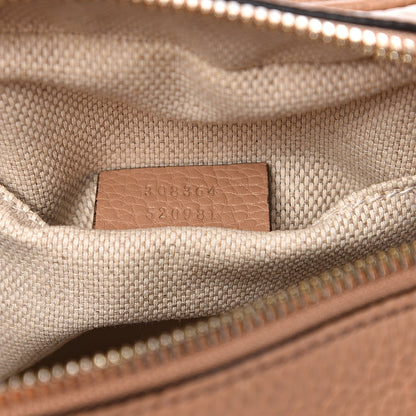 Gucci Pebbled Calfskin Small Soho Disco Bag Rose Beige 6 of 11
