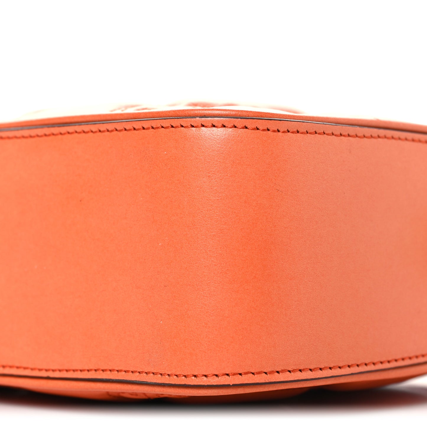 Calfskin GG Matelasse Shoulder Bag Spring Orange Natural