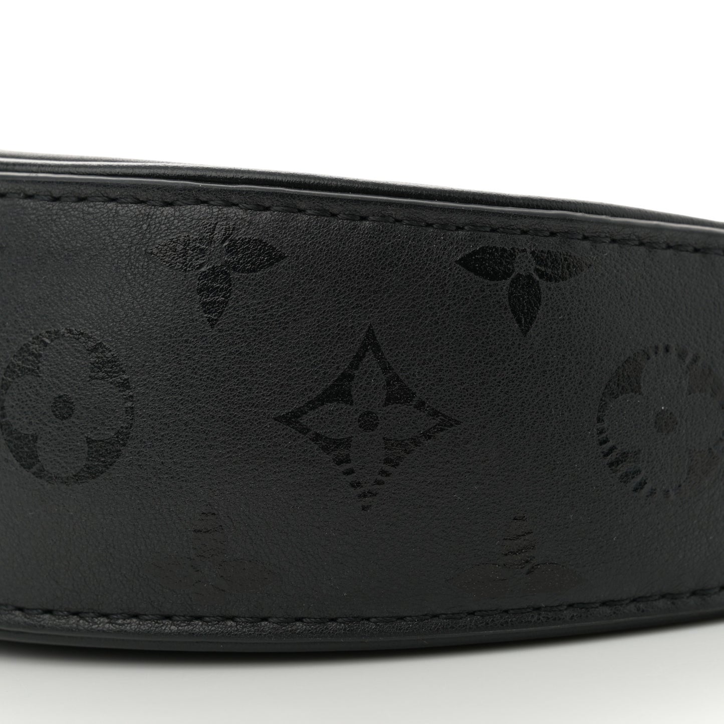 Calfskin Monogram Loop H27 Black