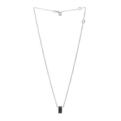 Bulgari Sterling Silver Ceramic Save The Children Pendant Necklace 3 of 5