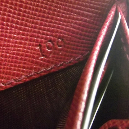 Prada Saffiano Zip Wallet Rubino 7 of 8